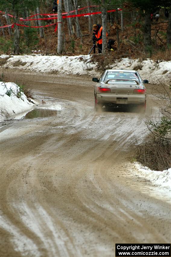 Madelyn Tabor / Sophia McKee Subaru Impreza 2.5RS on SS7, Hunters-McCormick Lake I.