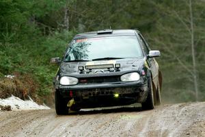 Chase Blakely / Mike Callaway VW GTI on SS7, Hunters-McCormick Lake I.