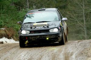 Chase Blakely / Mike Callaway VW GTI on SS7, Hunters-McCormick Lake I.