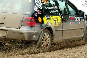 Chase Blakely / Mike Callaway VW GTI on SS7, Hunters-McCormick Lake I.