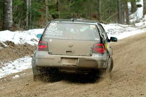 Chase Blakely / Mike Callaway VW GTI on SS7, Hunters-McCormick Lake I.