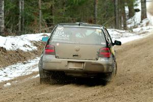 Chase Blakely / Mike Callaway VW GTI on SS7, Hunters-McCormick Lake I.