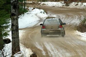 Chase Blakely / Mike Callaway VW GTI on SS7, Hunters-McCormick Lake I.