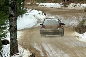 Chase Blakely / Mike Callaway VW GTI on SS7, Hunters-McCormick Lake I.