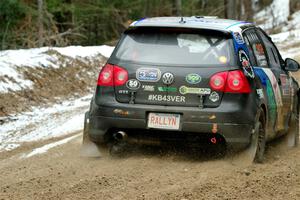 Scott James / Michelle Donovan VW GTI on SS7, Hunters-McCormick Lake I.