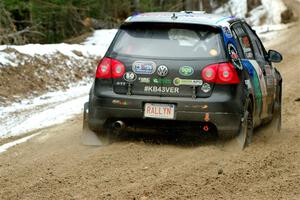 Scott James / Michelle Donovan VW GTI on SS7, Hunters-McCormick Lake I.