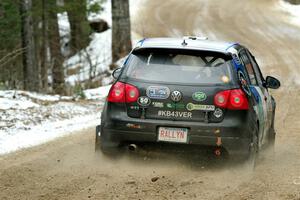 Scott James / Michelle Donovan VW GTI on SS7, Hunters-McCormick Lake I.