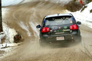 Scott James / Michelle Donovan VW GTI on SS7, Hunters-McCormick Lake I.