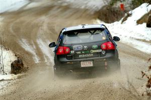 Scott James / Michelle Donovan VW GTI on SS7, Hunters-McCormick Lake I.