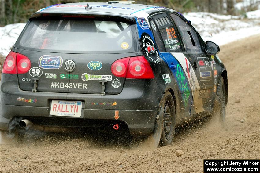 Scott James / Michelle Donovan VW GTI on SS7, Hunters-McCormick Lake I.