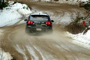 Scott James / Michelle Donovan VW GTI on SS7, Hunters-McCormick Lake I.