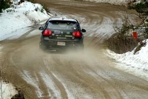 Scott James / Michelle Donovan VW GTI on SS7, Hunters-McCormick Lake I.