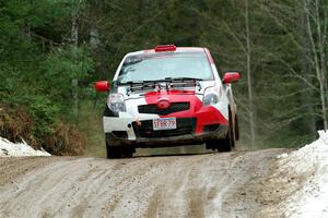 Phill Giliver / Liz Cordara Toyota Yaris on SS7, Hunters-McCormick Lake I.