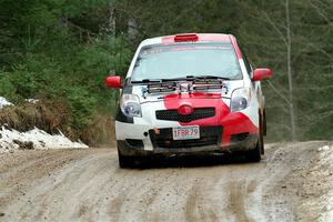 Phill Giliver / Liz Cordara Toyota Yaris on SS7, Hunters-McCormick Lake I.