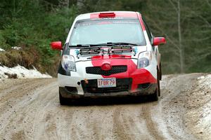 Phill Giliver / Liz Cordara Toyota Yaris on SS7, Hunters-McCormick Lake I.