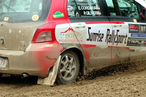 Phill Giliver / Liz Cordara Toyota Yaris on SS7, Hunters-McCormick Lake I.