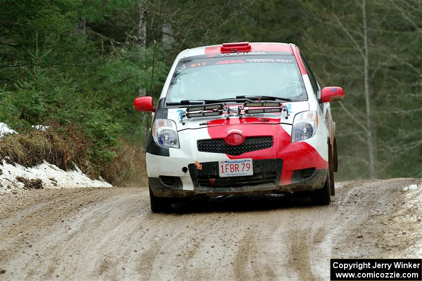 Phill Giliver / Liz Cordara Toyota Yaris on SS7, Hunters-McCormick Lake I.