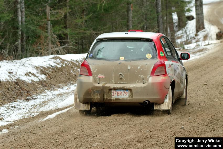 Phill Giliver / Liz Cordara Toyota Yaris on SS7, Hunters-McCormick Lake I.