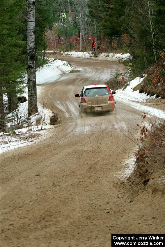 Phill Giliver / Liz Cordara Toyota Yaris on SS7, Hunters-McCormick Lake I.