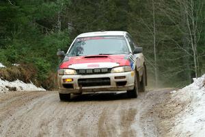 Haowen Chu / Roderik Jones Subaru Impreza Wagon on SS7, Hunters-McCormick Lake I.