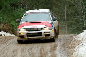 Haowen Chu / Roderik Jones Subaru Impreza Wagon on SS7, Hunters-McCormick Lake I.