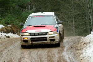 Haowen Chu / Roderik Jones Subaru Impreza Wagon on SS7, Hunters-McCormick Lake I.