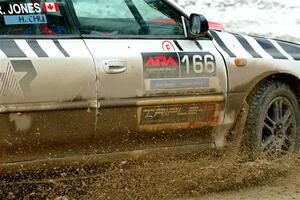 Haowen Chu / Roderik Jones Subaru Impreza Wagon on SS7, Hunters-McCormick Lake I.