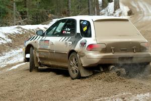 Haowen Chu / Roderik Jones Subaru Impreza Wagon on SS7, Hunters-McCormick Lake I.