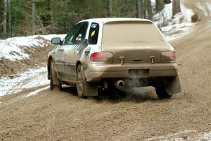 Haowen Chu / Roderik Jones Subaru Impreza Wagon on SS7, Hunters-McCormick Lake I.