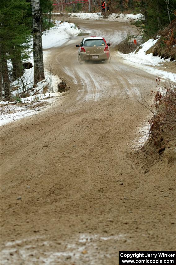 Phill Giliver / Liz Cordara Toyota Yaris on SS7, Hunters-McCormick Lake I.