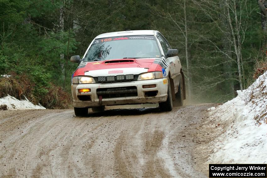 Haowen Chu / Roderik Jones Subaru Impreza Wagon on SS7, Hunters-McCormick Lake I.