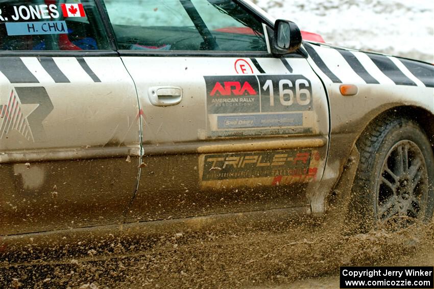 Haowen Chu / Roderik Jones Subaru Impreza Wagon on SS7, Hunters-McCormick Lake I.