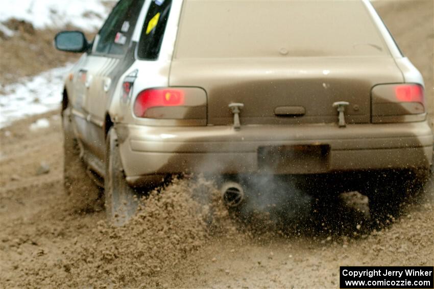 Haowen Chu / Roderik Jones Subaru Impreza Wagon on SS7, Hunters-McCormick Lake I.