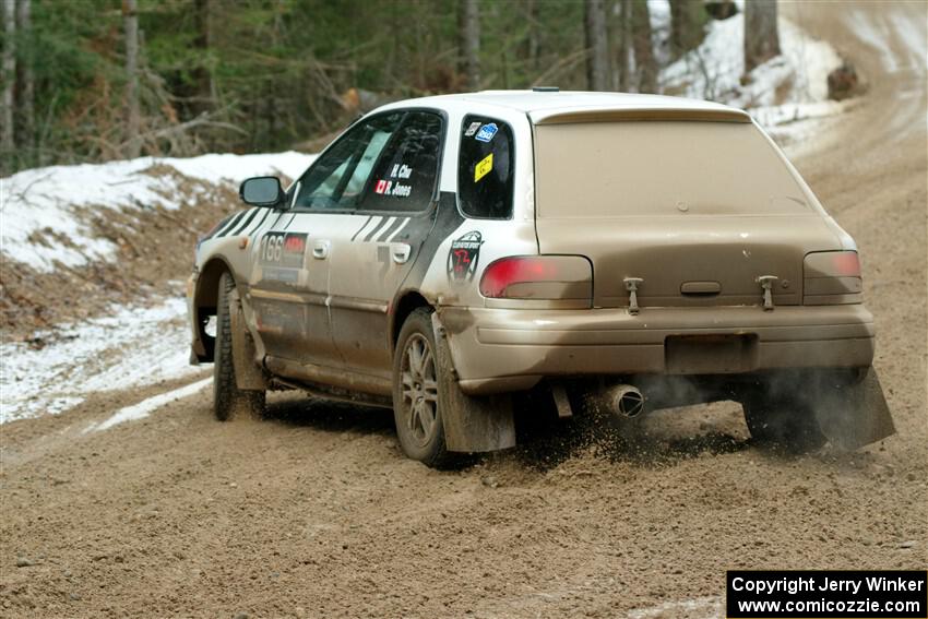 Haowen Chu / Roderik Jones Subaru Impreza Wagon on SS7, Hunters-McCormick Lake I.