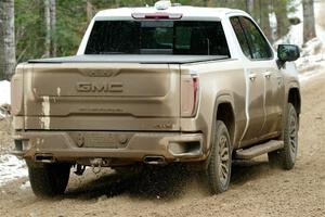 A GMC Sierra pickup sweeps SS7, Hunters-McCormick Lake I.