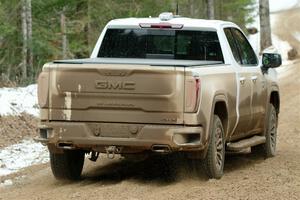 A GMC Sierra pickup sweeps SS7, Hunters-McCormick Lake I.