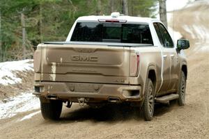 A GMC Sierra pickup sweeps SS7, Hunters-McCormick Lake I.