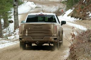 A GMC Sierra pickup sweeps SS7, Hunters-McCormick Lake I.