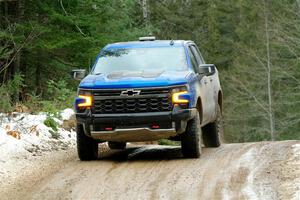 A Chevy Silverado pickup sweeps SS7, Hunters-McCormick Lake I.