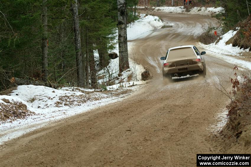 Haowen Chu / Roderik Jones Subaru Impreza Wagon on SS7, Hunters-McCormick Lake I.