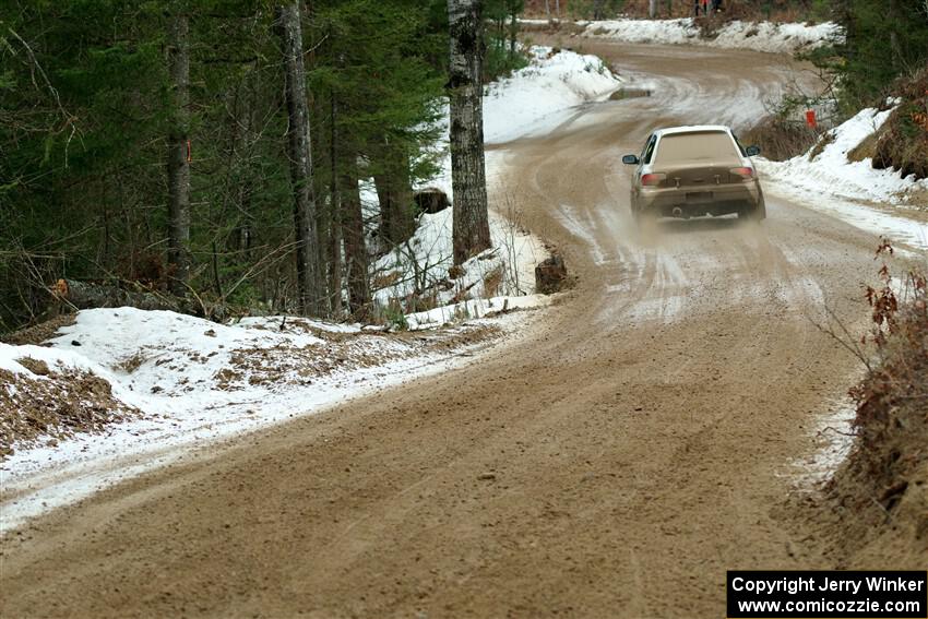 Haowen Chu / Roderik Jones Subaru Impreza Wagon on SS7, Hunters-McCormick Lake I.