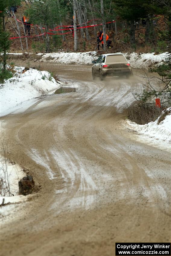 Haowen Chu / Roderik Jones Subaru Impreza Wagon on SS7, Hunters-McCormick Lake I.