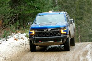 A Chevy Silverado pickup sweeps SS7, Hunters-McCormick Lake I.