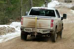 A Chevy Silverado pickup sweeps SS7, Hunters-McCormick Lake I.