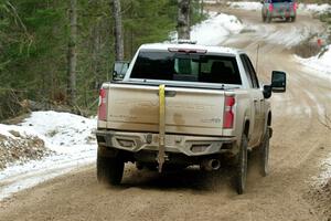 A Chevy Silverado pickup sweeps SS7, Hunters-McCormick Lake I.