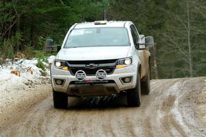 A Chevy Colorado pickup sweeps SS7, Hunters-McCormick Lake I.