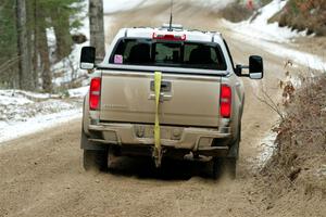 A Chevy Colorado pickup sweeps SS7, Hunters-McCormick Lake I.