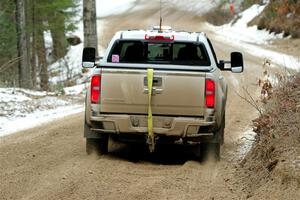 A Chevy Colorado pickup sweeps SS7, Hunters-McCormick Lake I.