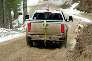 A Chevy Colorado pickup sweeps SS7, Hunters-McCormick Lake I.