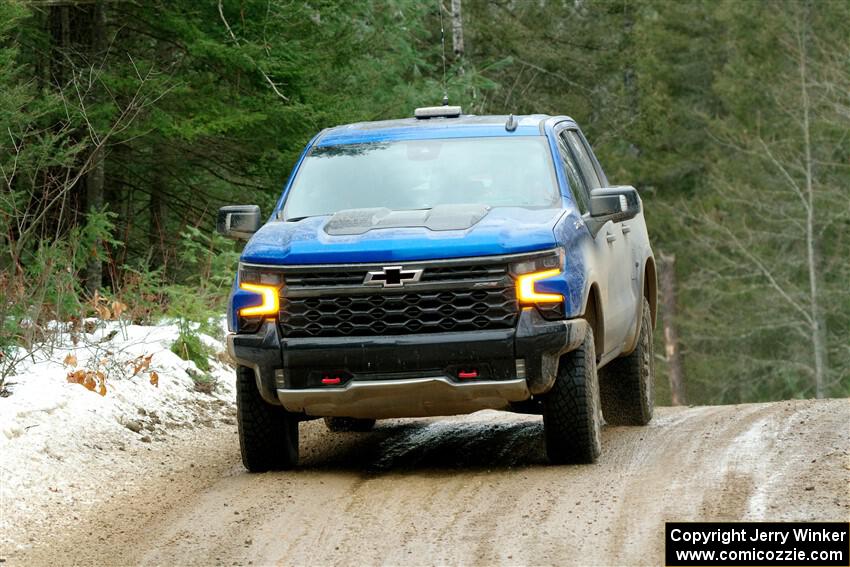 A Chevy Silverado pickup sweeps SS7, Hunters-McCormick Lake I.